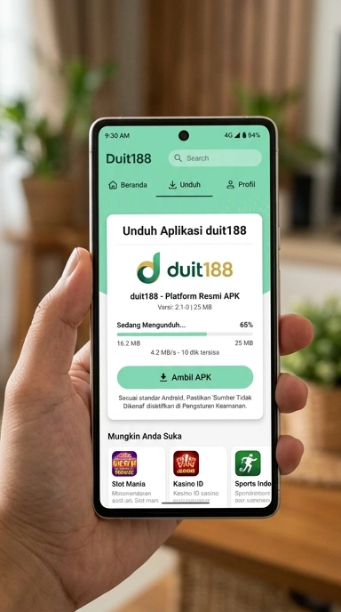 Tampilan halaman APK duit188